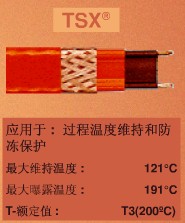 美(měi)國thermon賽盟(méng)tsx自(zì)調(diào)控電伴熱(rè)帶