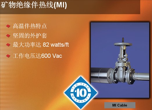 美國raychem瑞侃(kǎn)mi伴熱線